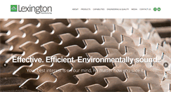 Desktop Screenshot of lexingtonmfg.com